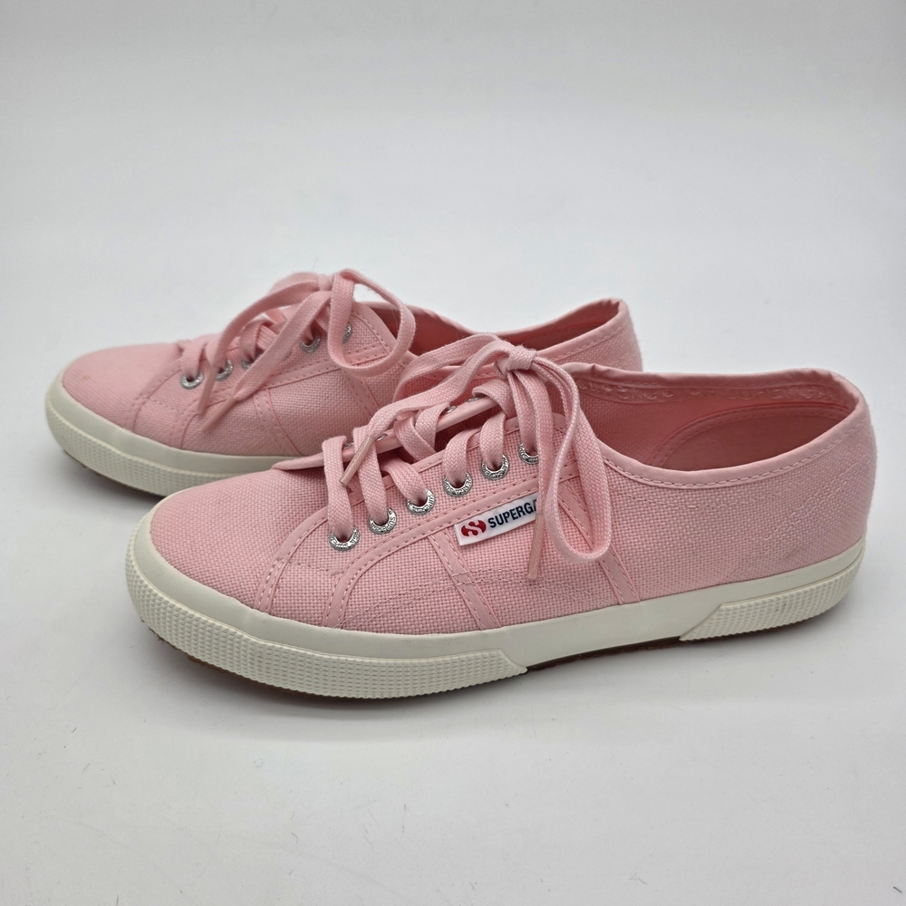 Superga Women's Pink Canvas Sneakers